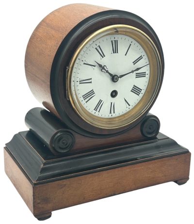 Victorian Drum Head Mantel Clock – 8 Day Clock - Image 3