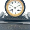 Victorian Drum Head Slate Mantel Clock – 8 Day striking Clock - Image 2
