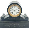 Victorian Drum Head Slate Mantel Clock – 8 Day striking Clock