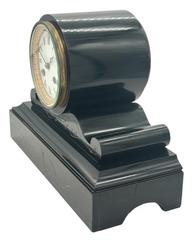 Victorian Drum Head Slate Mantel Clock – 8 Day striking Clock - Image 6