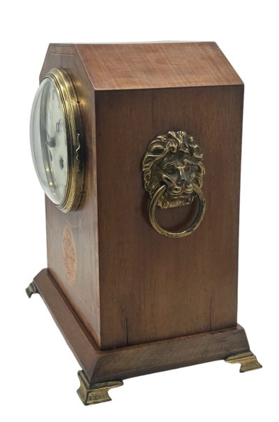 Edwardian French Inlaid Bracket Clock – 8 Day striking Clock - Image 7