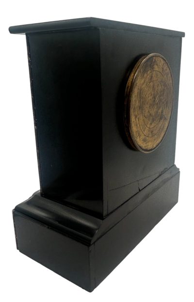 Fabulous Edwardian Marble & Slate Mantel Clock – 8 Day bell striking Clock - Image 6