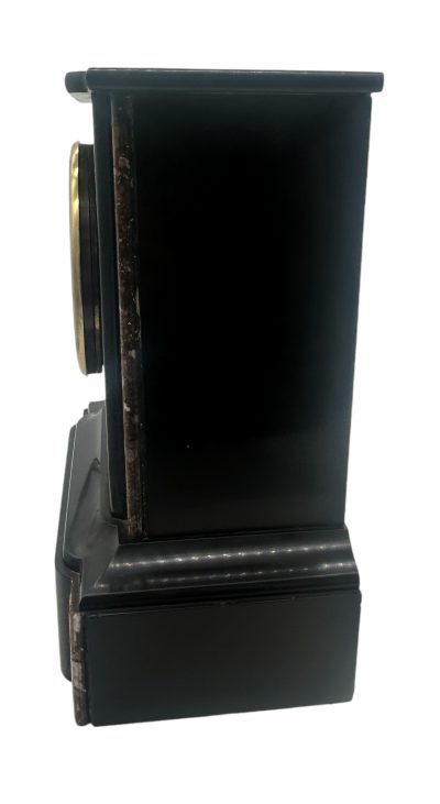 Fabulous Edwardian Marble & Slate Mantel Clock – 8 Day bell striking Clock - Image 7