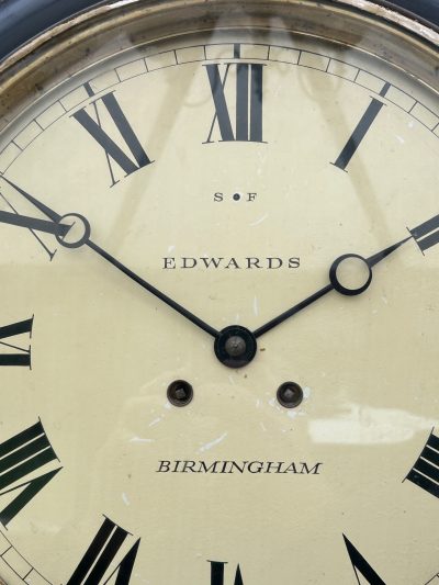 Awesome Large Industrial Antique Dial Clock – ca 1900 - Image 6