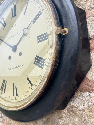 Awesome Large Industrial Antique Dial Clock – ca 1900 - Image 7