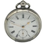 Wonderful Antique Key Wind Silver 935 Case Pocket Watch – ca 1880 collectible pocket watch Antique Watches
