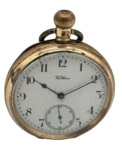 Exquisite Antique Waltham Rolled Gold Case Pocket Watch – ca 1910 - Image 2