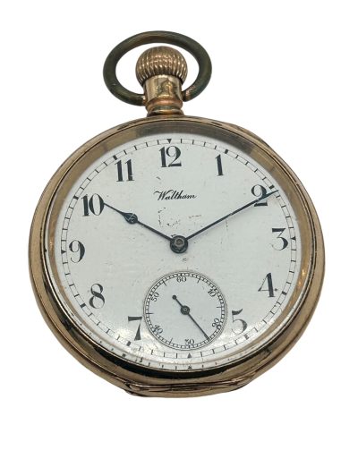 Exquisite Antique Waltham Rolled Gold Case Pocket Watch – ca 1910 - Image 6