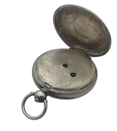 Awesome Antique English Silver Case Open face Pocket Watch - Image 5