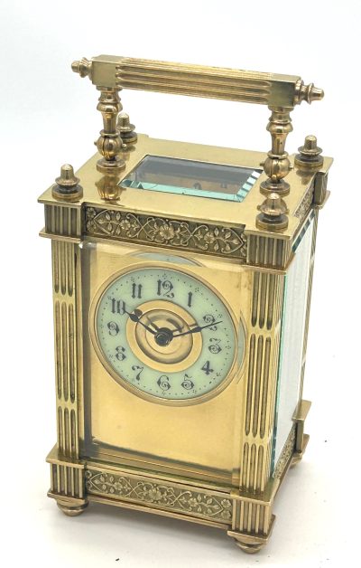 Fantastic Antique Edwardian French 8 day Carriage clock– ca 1900 - Image 2