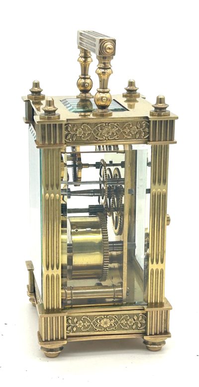 Fantastic Antique Edwardian French 8 day Carriage clock– ca 1900 - Image 5