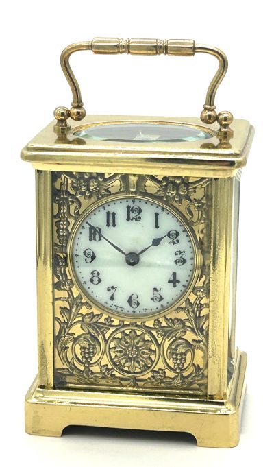 Stunning Antique French 8 day Carriage clock – ca 1900 - Image 2