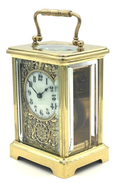 Stunning Antique French 8 day Carriage clock – ca 1900 - Image 3