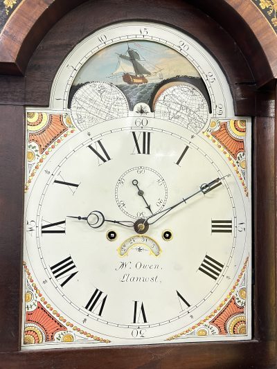 Incredible Antique Mahogany case Longcase 8 day clock - 1830 - Image 2