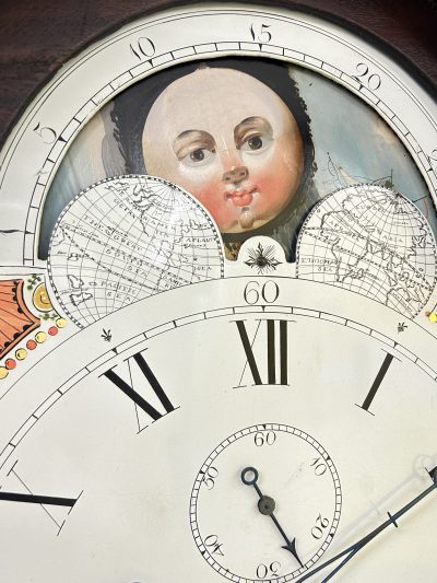 Incredible Antique Mahogany case Longcase 8 day clock - 1830 - Image 3