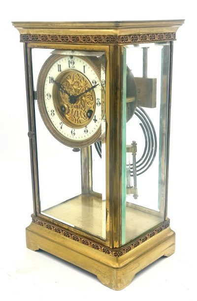 Fabulous French 4 glass regulator Mantel Clock – ca1880 - Image 3