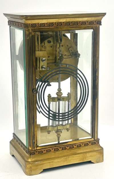 Fabulous French 4 glass regulator Mantel Clock – ca1880 - Image 7