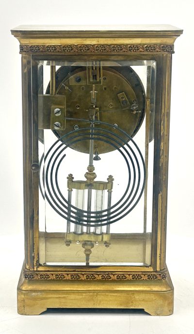 Fabulous French 4 glass regulator Mantel Clock – ca1880 - Image 8