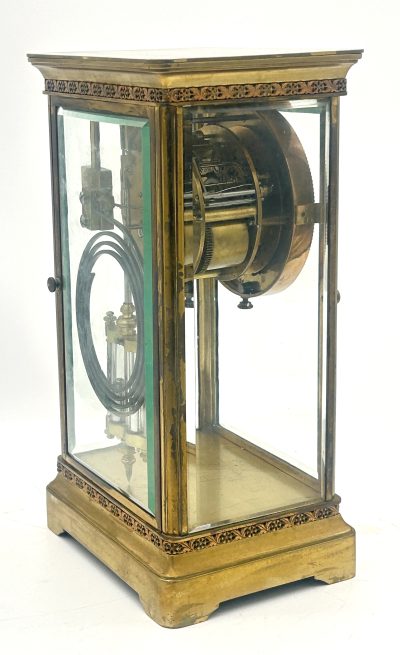 Fabulous French 4 glass regulator Mantel Clock – ca1880 - Image 9
