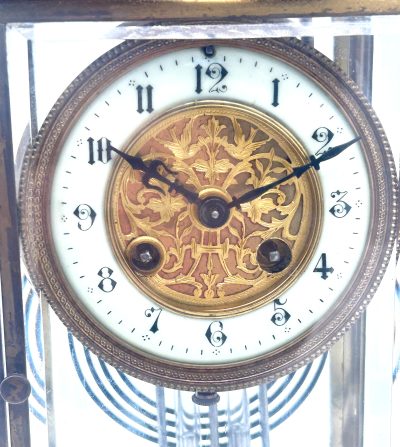 Fabulous French 4 glass regulator Mantel Clock – ca1880 - Image 13