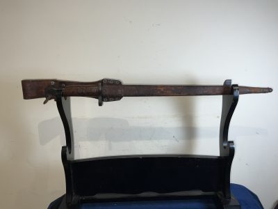 DUTCH BAYONET AND SCABBARD RARE - Image 2