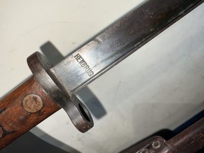 DUTCH BAYONET AND SCABBARD RARE - Image 9
