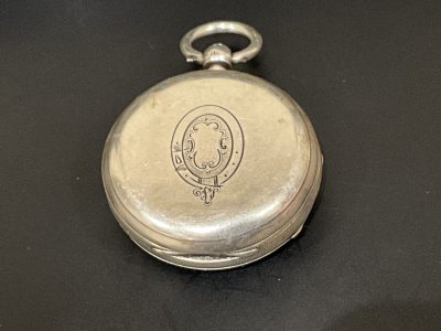 COVENTRY SOLID SILVER FUSSE POCKET WATCH - Image 2