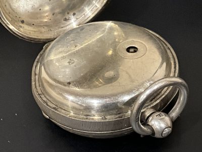 COVENTRY SOLID SILVER FUSSE POCKET WATCH - Image 4