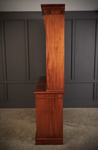 Superb Victorian Mahogany Glazed Bookcase - Image 5