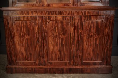 Superb Victorian Mahogany Glazed Bookcase - Image 8