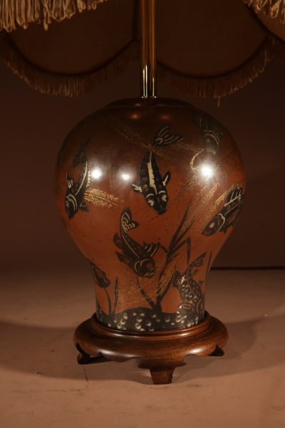 Impressive WMF - Design Paul Haustein, “Ikora Metall” Dinanderie Copper Table Lamp Circa 1927. - Image 3