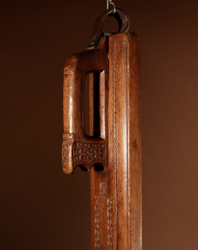Early Dated 1728 Stylish Norwegian Mangle Board - Image 5