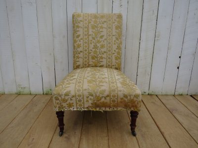 Antique French Napoleon III Slipper Chair - Image 2