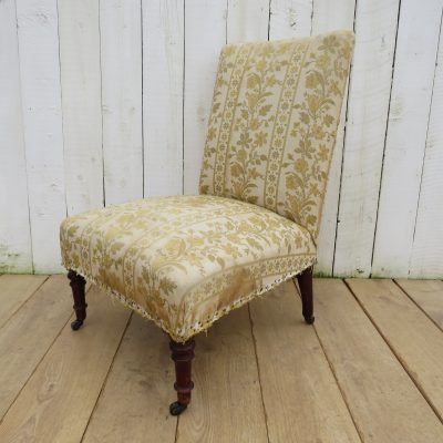 Antique French Napoleon III Slipper Chair
