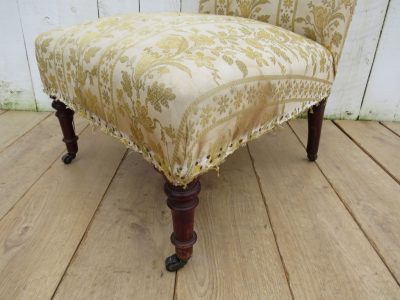 Antique French Napoleon III Slipper Chair - Image 4