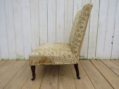Antique French Napoleon III Slipper Chair - Image 5