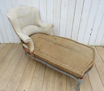 Antique French Napoleon III Daybed Chaise Longue - Image 5