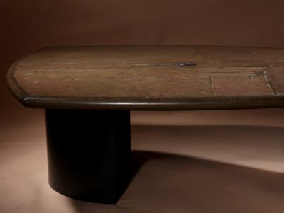 Brutalist Very Rare Shaped Signed And Dated Paul Kingma Coffee Table, 1995. - Image 8