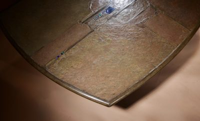 Brutalist Very Rare Shaped Signed And Dated Paul Kingma Coffee Table, 1995. - Image 11