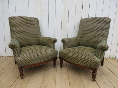 Pair Of Antique French Armchairs - Image 9
