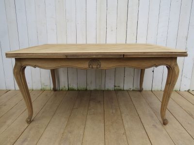 Bleached Oak Extending Dining Table - Image 9