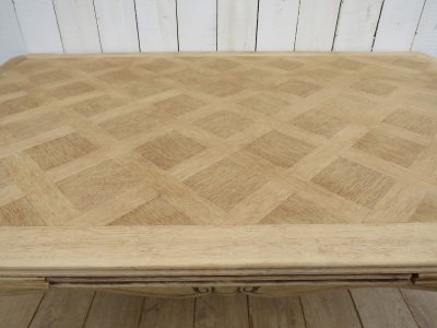 Bleached Oak Extending Dining Table - Image 4