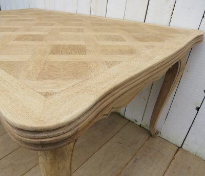 Bleached Oak Extending Dining Table - Image 6