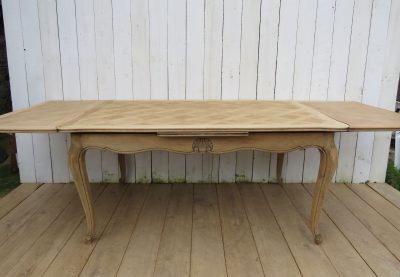 Bleached Oak Extending Dining Table - Image 2