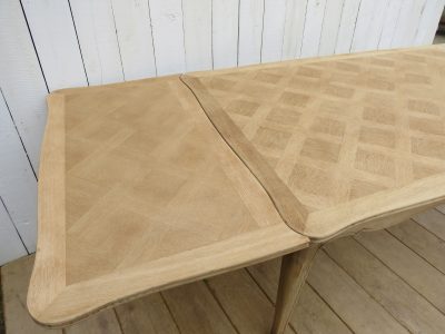 Bleached Oak Extending Dining Table - Image 5