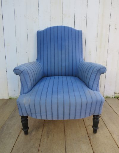 Antique French Napoleon III Armchair - Image 2