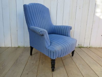 Antique French Napoleon III Armchair - Image 8