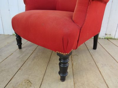 Antique French Napoleon III Armchair - Image 4