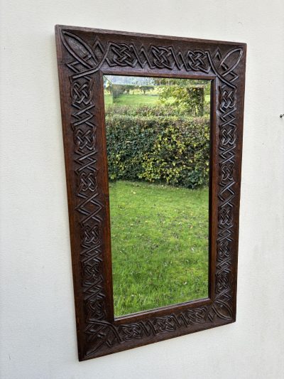 Pair of Arts & Crafts Celtic Knot Mirrors - Image 2
