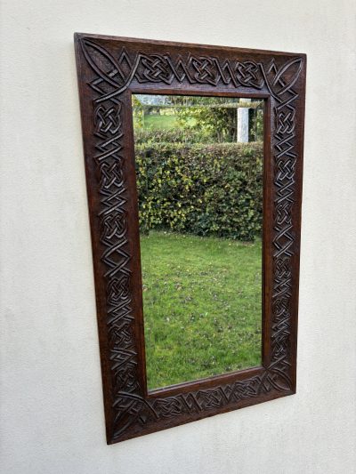 Pair of Arts & Crafts Celtic Knot Mirrors - Image 3